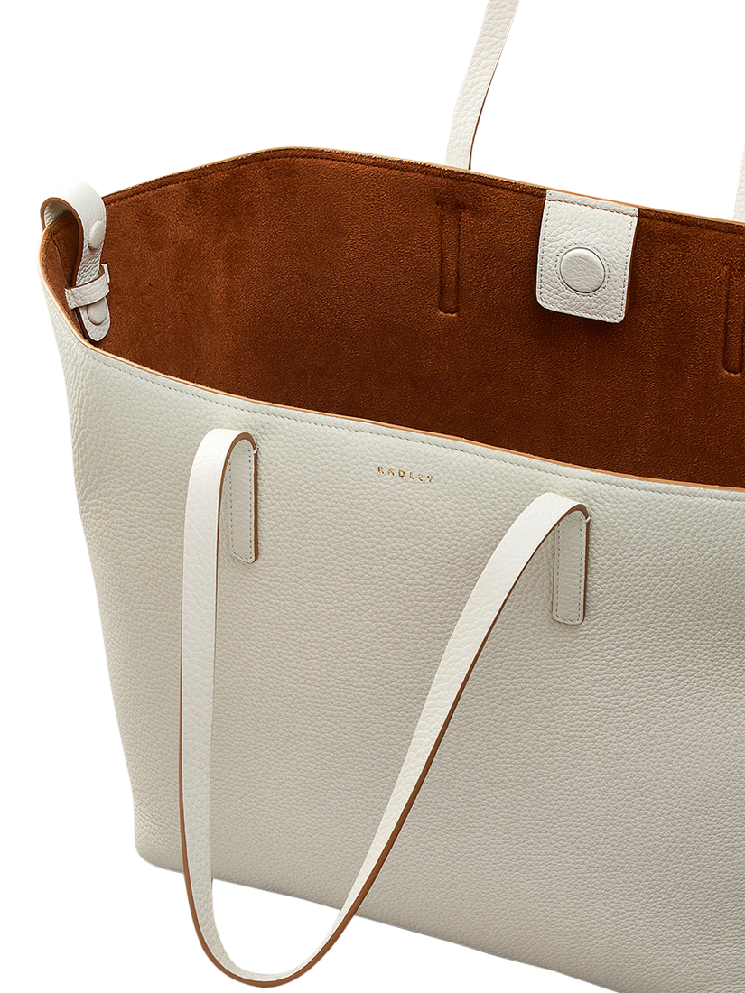 Product image 5 of 8, which shows Radley Dukes Place Leather Tote Bag, Chalk