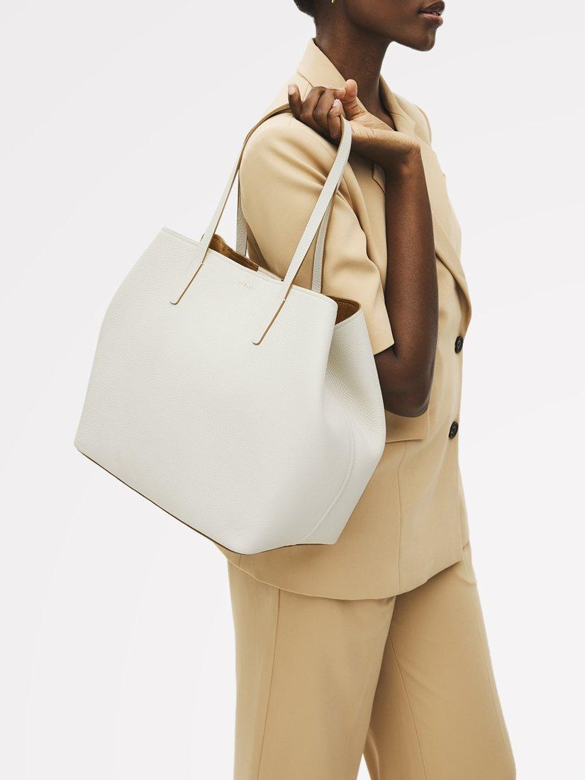 Product image 7 of 8, which shows Radley Dukes Place Leather Tote Bag, Chalk
