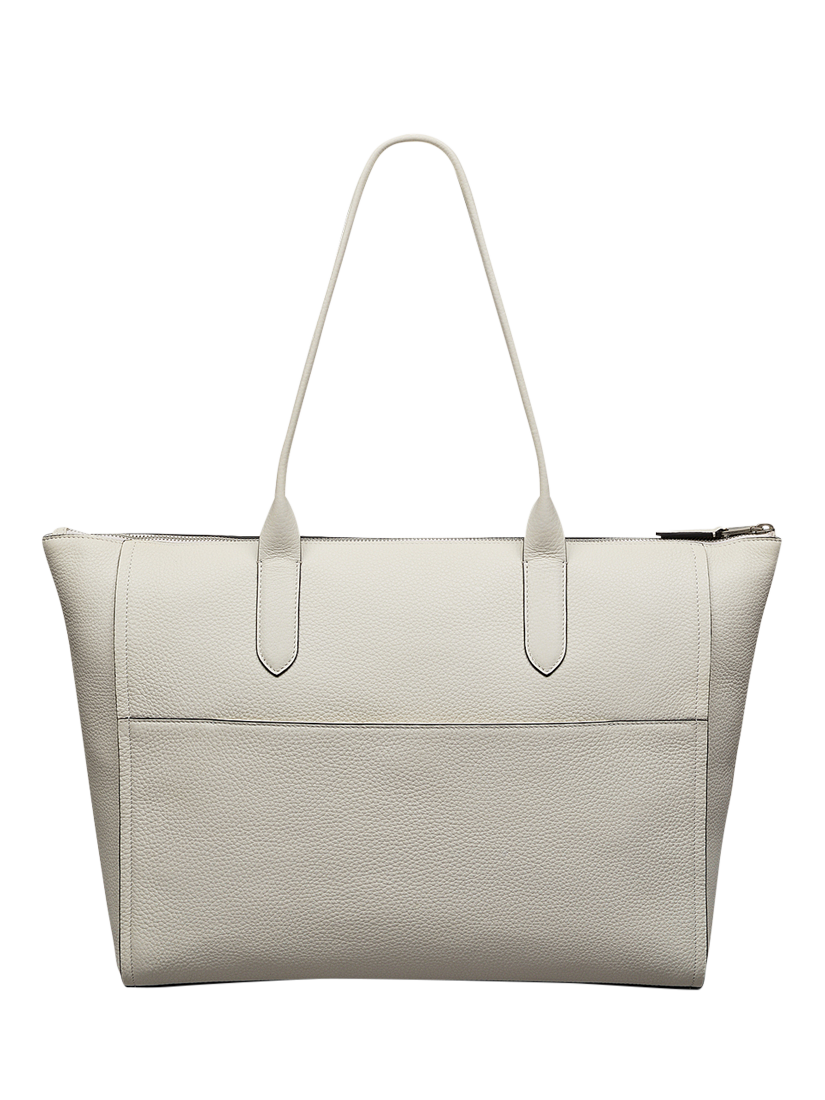 Product image 2 of 6, which shows Radley Oak Street Leather Tote Bag, Chalk