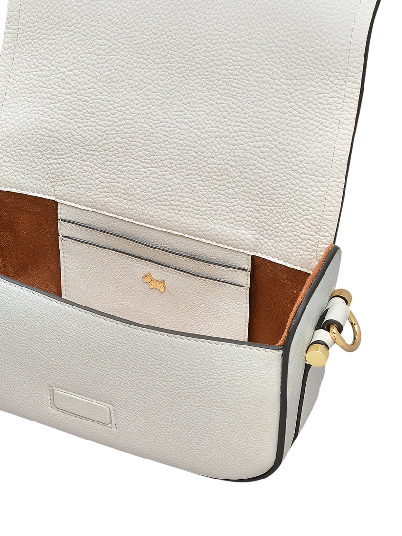 Product image 3 of 6, which shows Radley Bathurst Mews Leather Crossbody Bag, Chalk