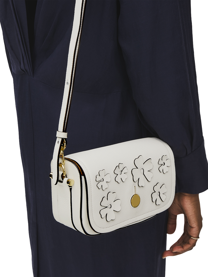 Product image 6 of 6, which shows Radley Bathurst Mews Leather Crossbody Bag, Chalk