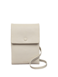 Radley Mallow Street Leather Phone Cross Body Bag, Chalk