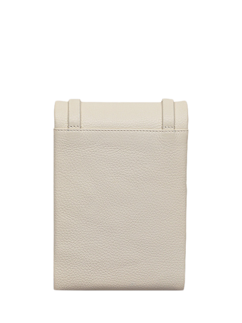 Product image 2 of 4, which shows Radley Mallow Street Leather Phone Cross Body Bag, Chalk