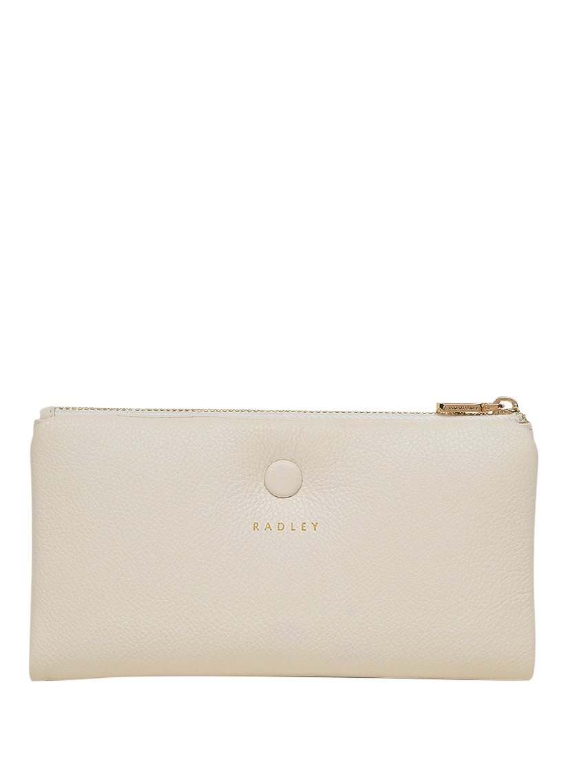 Product image 1 of 4, which shows Radley Mallow Street Leather Large Bifold Purse, Chalk