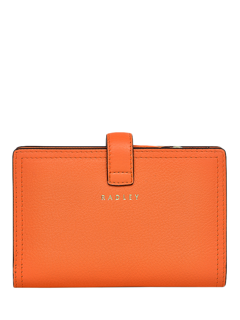 Product image 2 of 3, which shows Radley Willis Street Leather Medium Bifold Purse, Orange Peel