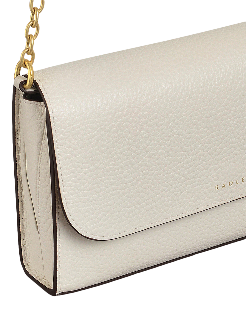Product image 4 of 4, which shows Radley The Rathbone Leather Large Phone Cross Body Bag, Chalk
