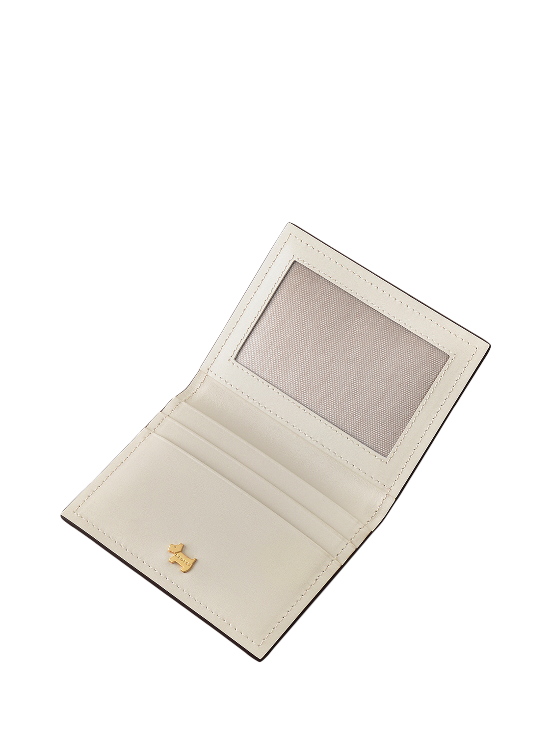 Product image 3 of 3, which shows Radley Heritage Lane Leather Small Card Holder, Chalk