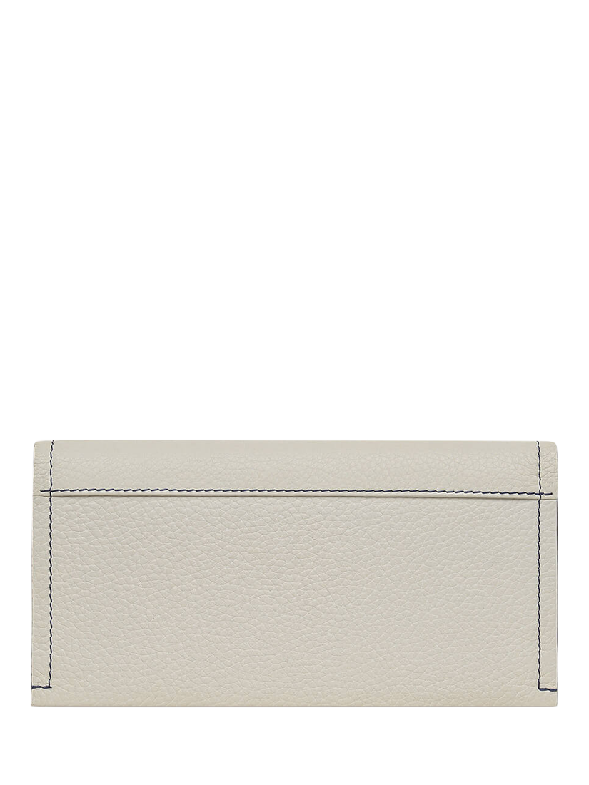 Product image 2 of 4, which shows Radley Large Floral Flap Over Leather Purse, Chalk