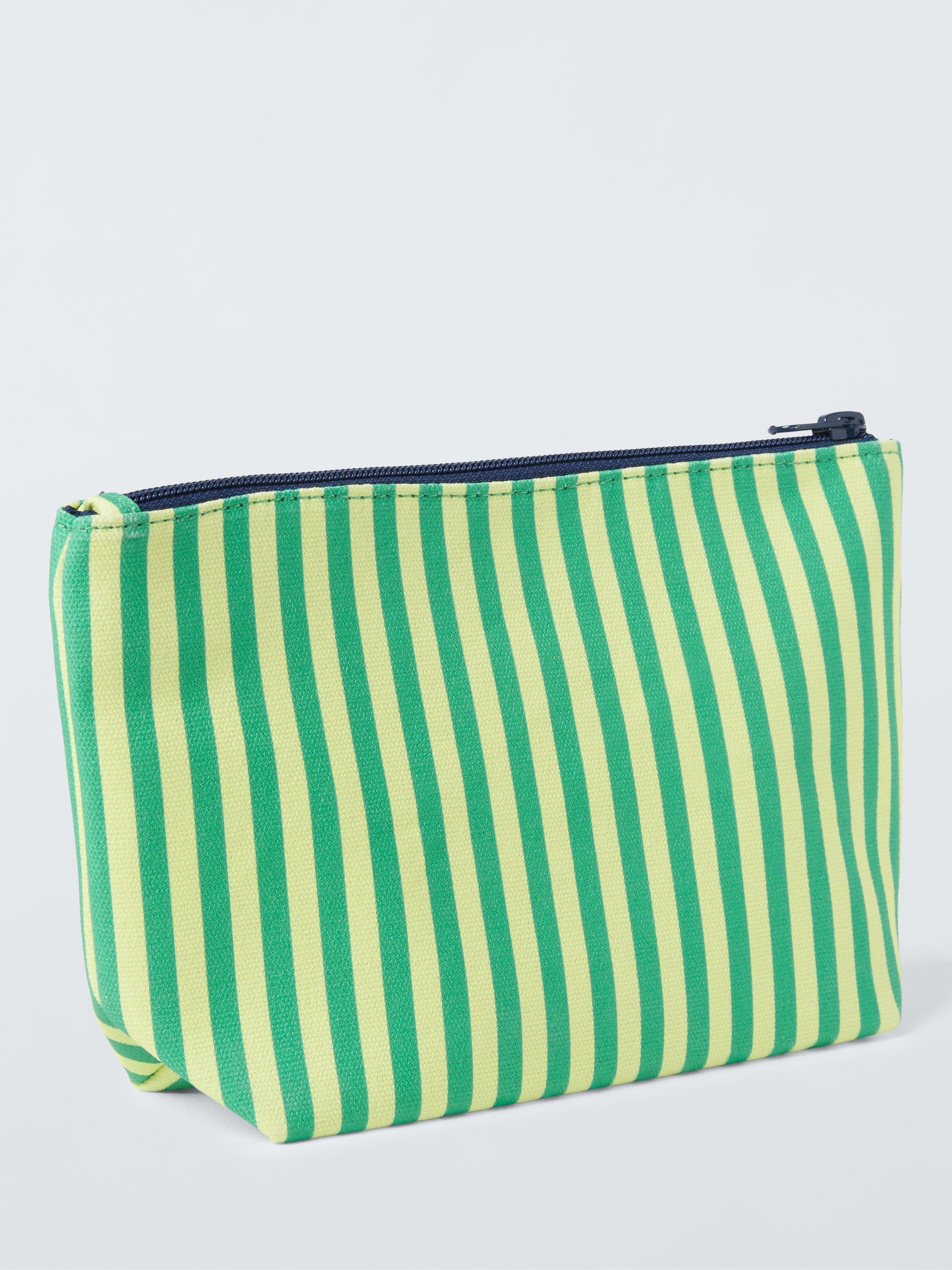 Product image 2 of 4, which shows John Lewis Stripe Alphabet Makeup Bag, H