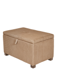 Gaia Baby Serena Corduroy Ottoman Footstool, Caramel