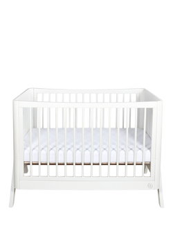 Gaia Baby Hera Studio Edit Cot Bed, White / White