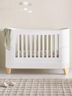 Gaia Baby Serena Cotbed and Dresser Set - view 2, White/Natural