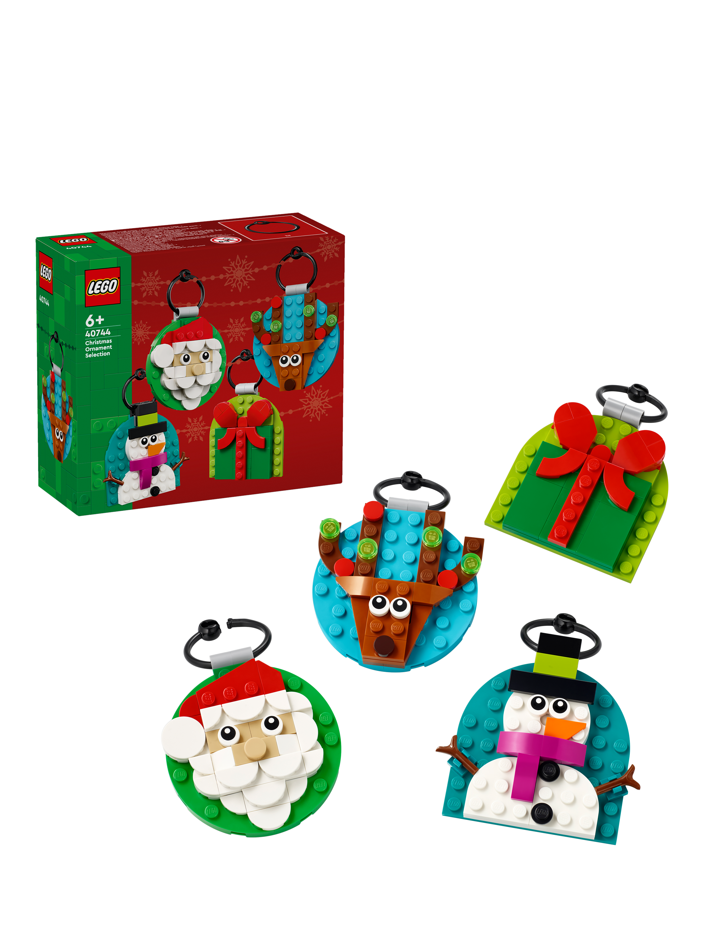 LEGO Christmas 40744 Ornament Selection Hanging Decorations