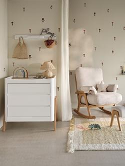 Gaia Baby Hera Dresser Studio Edit - view 2, White / Oak