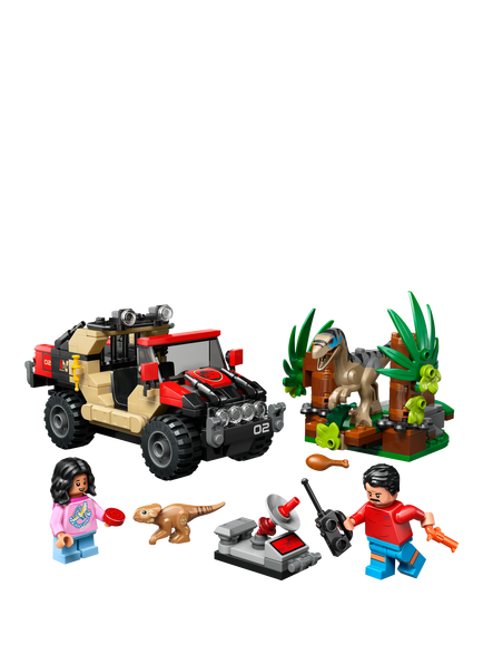 LEGO Jurassic World Raptor Off-Road Escape, 76972 - view 2, Multi