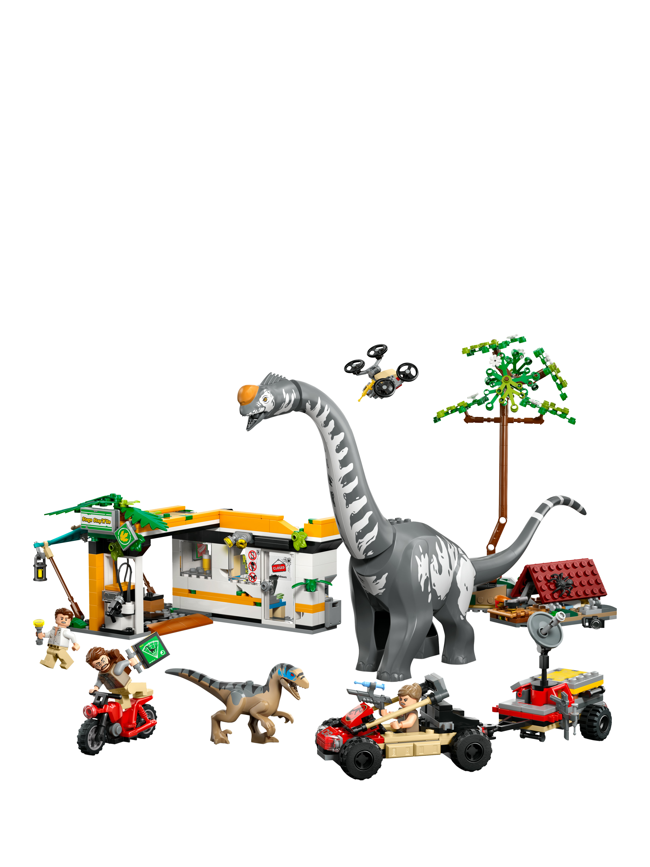 LEGO Jurassic World Raptor Titanosaurus Tracking Mission, 76973