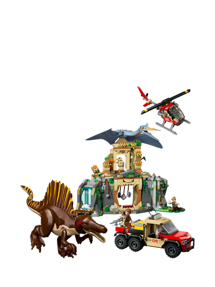 LEGO Jurassic World 76976 Spinosaurus & Quetzalcoatlus Air Mission - view 2, Multi
