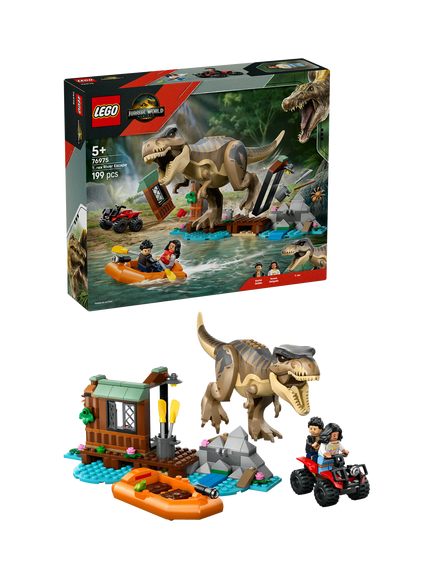 LEGO Jurassic World 76975 T. rex River Escape, Multi