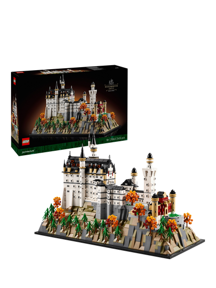 LEGO Architecture 21063 Neuschwanstein Castle Building Set, Multi
