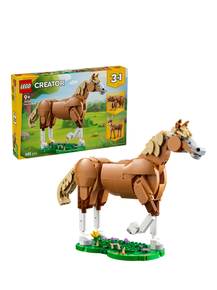 LEGO Creator 31166 3-in-1 Beautiful Horse Set, Multi