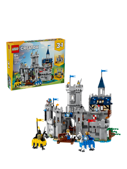 LEGO Creator 31168 3-in-1 Medieval Horse Knight Castle, Multi
