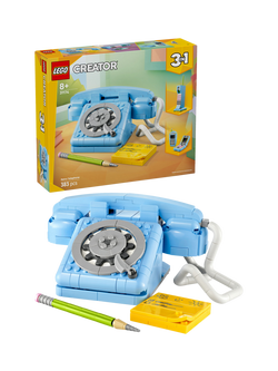 LEGO Creator 31174 Retro Telephone 3-in-1 Building Toy Set, Multi