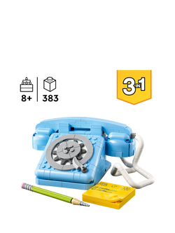 LEGO Creator 31174 Retro Telephone 3-in-1 Building Toy Set - view 2, Multi