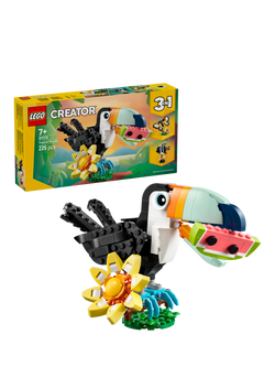 LEGO Creator 31173 3-in-1 Wild Animals Tropical Toucan Building Toy, Multi