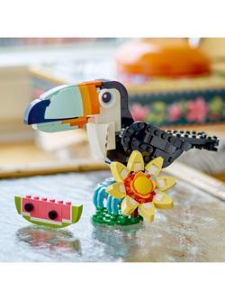 LEGO Creator 31173 3-in-1 Wild Animals Tropical Toucan Building Toy - view 2, Multi