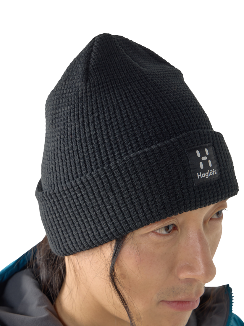 Product image 4 of 6, which shows Haglöfs Thermal Beanie Hat, True Black