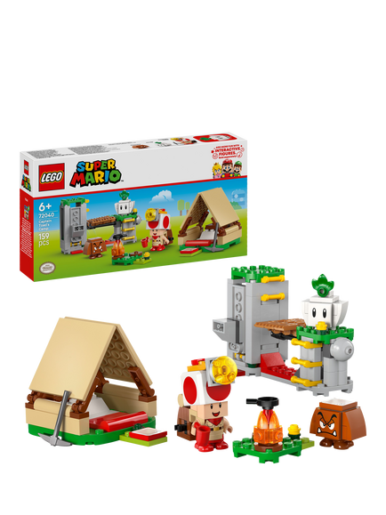 LEGO Super Mario 72040 Captain Toad's Camp Toy Playset, Multi