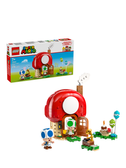 LEGO Super Mario 72041 Party at Toad's House Toy Playset, Multi