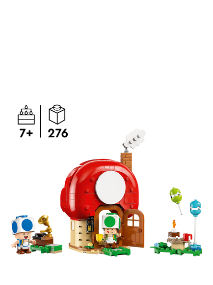 LEGO Super Mario 72041 Party at Toad's House Toy Playset - view 2, Multi