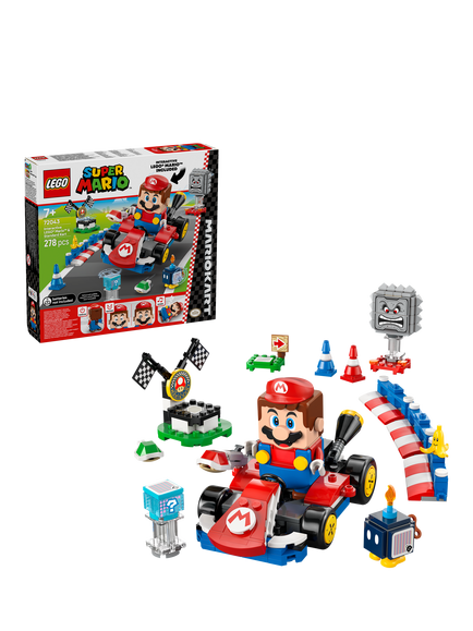 LEGO Super Mario 72043 Interactive Mario & Standard Kart, Multi