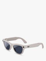 Ray-Ban Meta Skyler Transitions Lens Glasses, Chalky Gray
