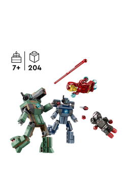 LEGO Marvel Super Heroes 76320 Iron Man & War Machine vs. Hammer Drones - view 2, Multi