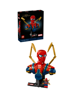LEGO Marvel 76326 Iron Spider-Man Bust Avengers Building Set 76326, Multi