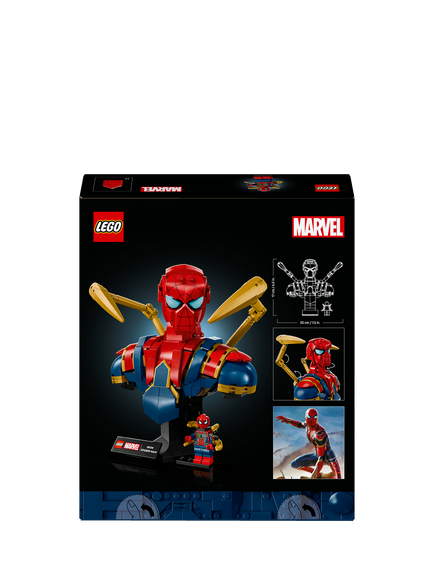 LEGO Marvel 76326 Iron Spider-Man Bust Avengers Building Set 76326 - view 2, Multi