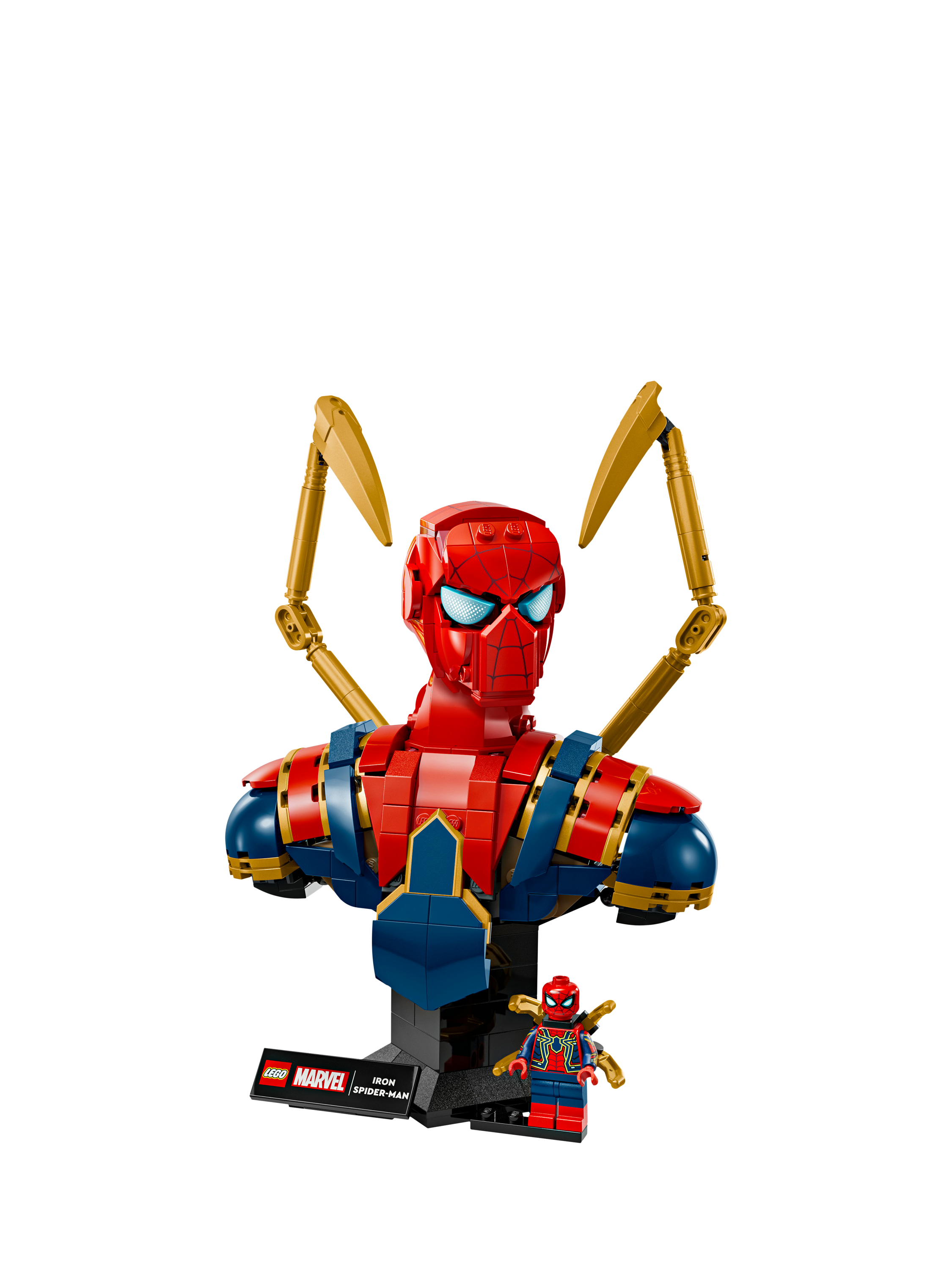 LEGO Marvel 76326 Iron Spider-Man Bust Avengers Building Set 76326