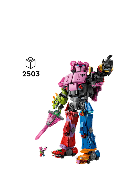 LEGO Fortnite 77078 Mecha Team Leader Figure - view 2, Multi