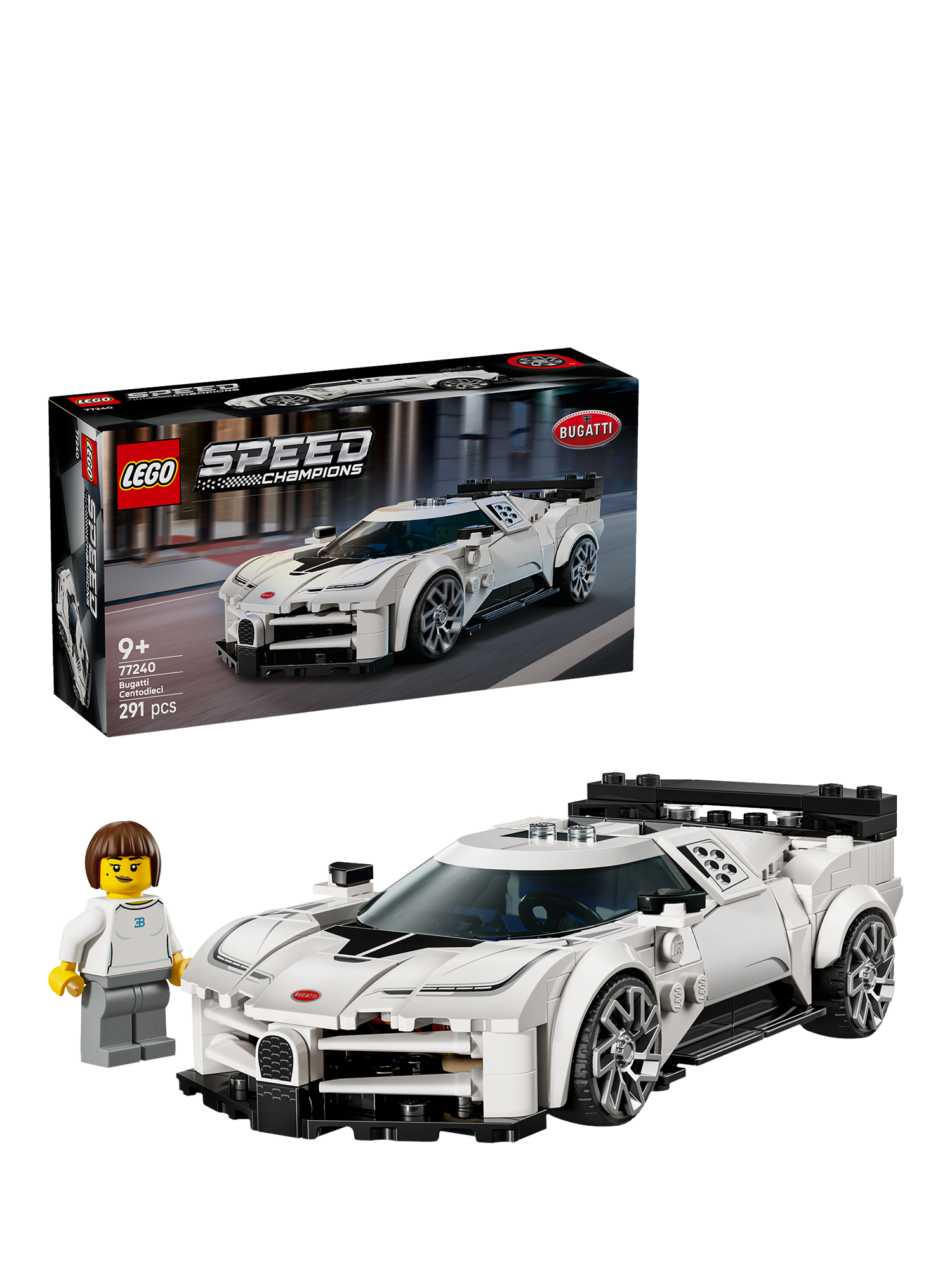 LEGO Speed Champions 77240 Bugatti Centodieci Hyper Sports Car