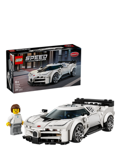 LEGO Speed Champions 77240 Bugatti Centodieci Hyper Sports Car, Multi