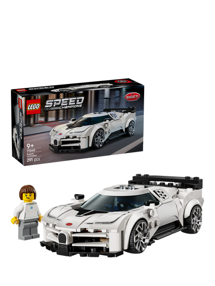LEGO Speed Champions 77240 Bugatti Centodieci Hyper Sports Car, Multi