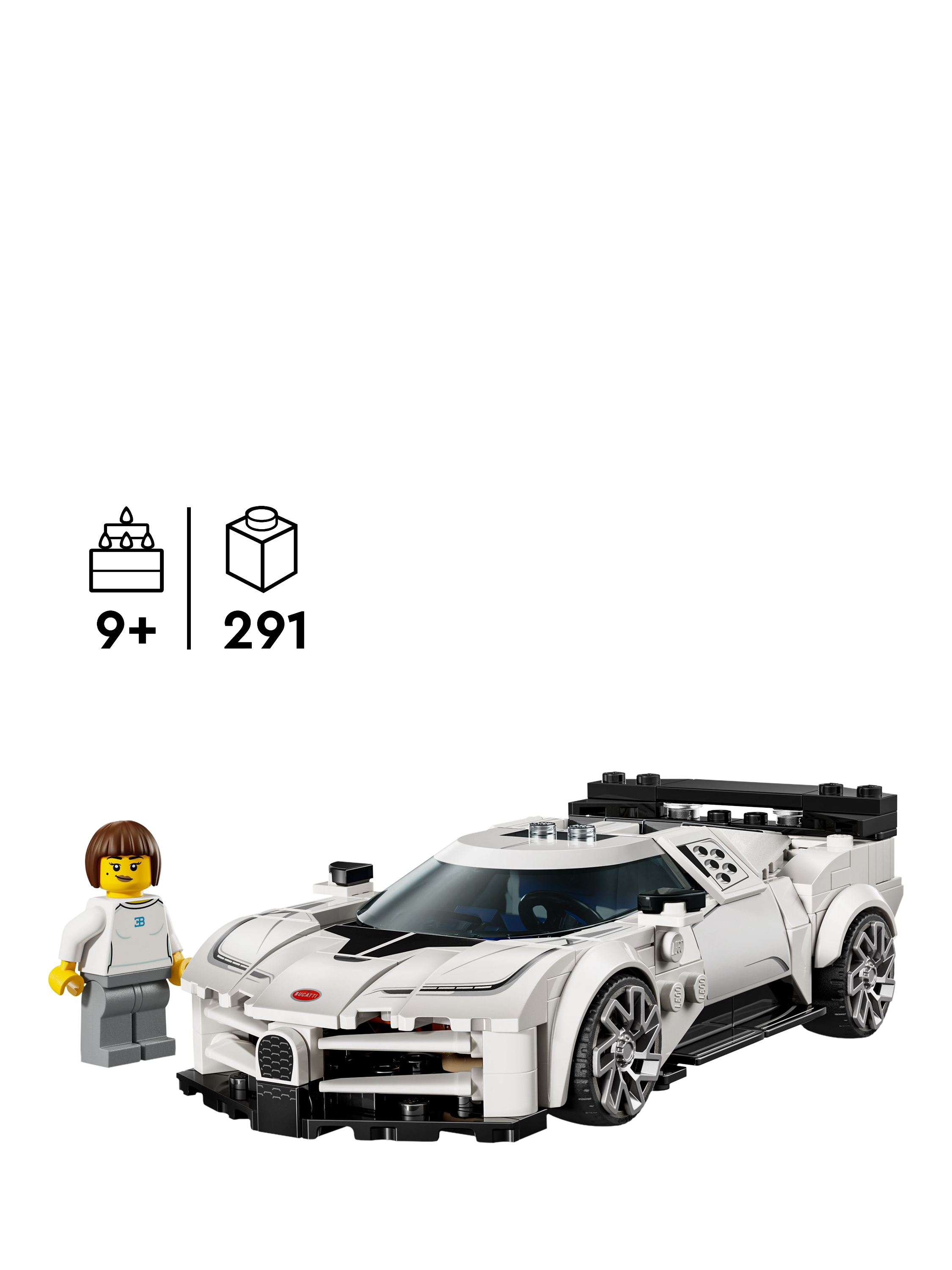 LEGO Speed Champions 77240 Bugatti Centodieci Hyper Sports Car