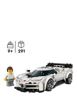 LEGO Speed Champions 77240 Bugatti Centodieci Hyper Sports Car - view 2, Multi