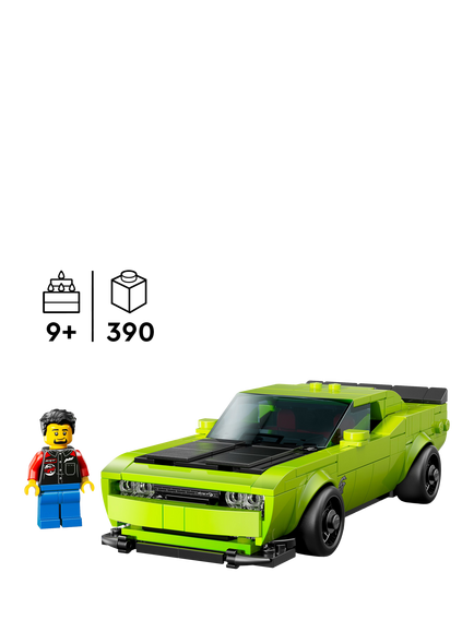 LEGO Speed Champions 77237 Dodge Challenger SRT Hellcat Sports Car Toy - view 2, Multi