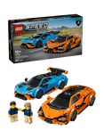 LEGO Speed Champions 77238 Lamborghini Revuelto & Huracán STO Race Cars
