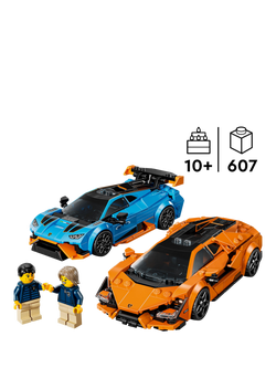 LEGO Speed Champions 77238 Lamborghini Revuelto & Huracán STO Race Cars - view 2, Multi