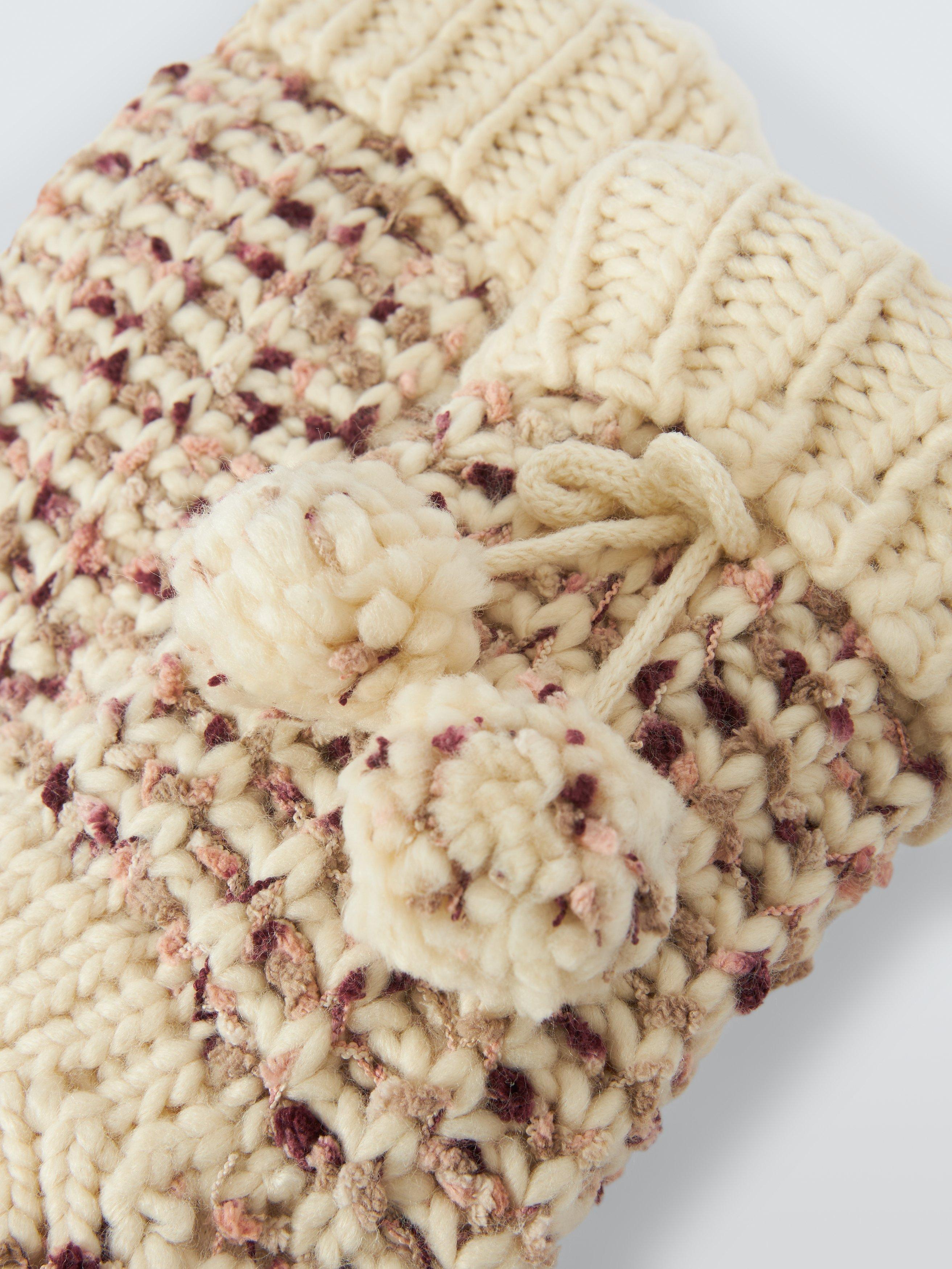 Product image 2 of 2, which shows John Lewis Chunky Knit Bootie Socks, Fig