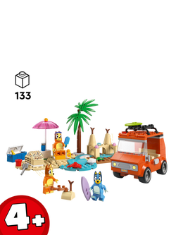 LEGO Bluey 11202 Bluey’s Beach & Family Car Trip Toy Set - view 2, Multi